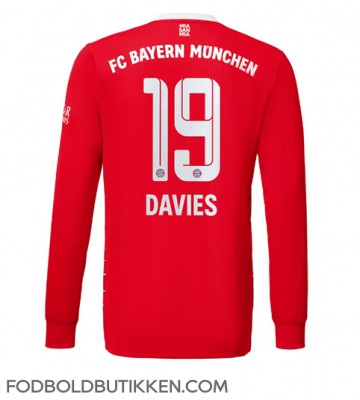 Bayern Munich Alphonso Davies #19 Hjemmebanetrøje 2022-23 Langærmet